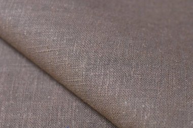 drak kahverengi kenevir viskoz doğal kumaş kumaş kumaş rengi, tekstil moda soyut arkaplan kaba dokusu
