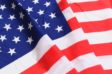 Amerikan dalgası bayrağı dokusu arka planı, ABD