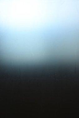 white plastic curtain texture in bathroom, scary scene