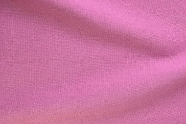 Kumaş tekstil endüstrisinin pembe pamuk dokusu rengi, moda bezi tasarımı için soyut görüntü