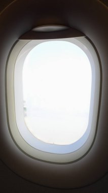 Pencereli uçağın içi, birinci sınıf uçak.