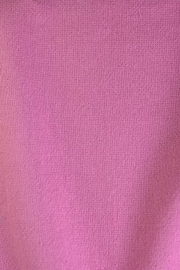 Kumaş tekstil endüstrisinin pembe pamuk dokusu rengi, moda bezi tasarımı için soyut görüntü