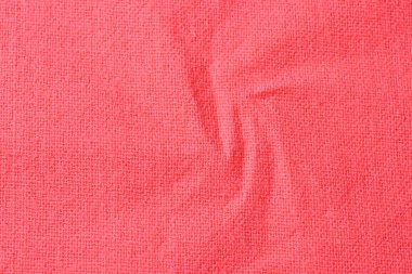 Kumaş kumaşın kırmızı dokusu, moda bezi tasarımı için soyut görüntü