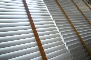 white window blinds in home, object for decorate interior of house