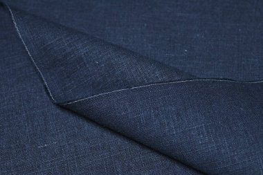 Siyah kenevir doğal kumaş kumaş rengi, tekstil modasının kaba dokusu soyut arkaplan