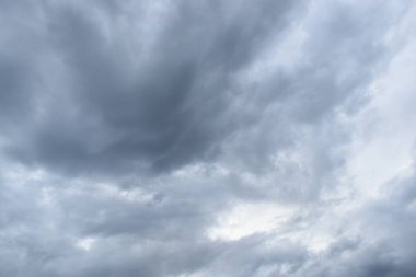 mavi gökyüzü ve beyaz bulut arkaplan, yağmur mevsiminde bulutlu