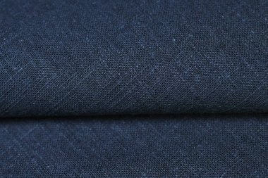 Siyah kenevir doğal kumaş kumaş rengi, tekstil modasının kaba dokusu soyut arkaplan