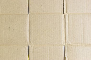 Kahverengi karton kutu dokusu arkaplanı