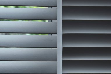 white window blinds in home, object for decorate interior of house