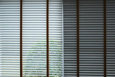 white window blinds in home, object for decorate interior of house
