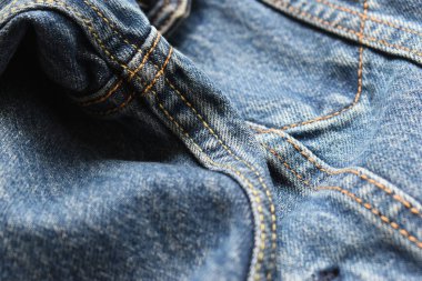 Mavi kot kumaş arka plan, kot moda tarzı.