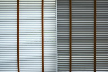 white window blinds in home, object for decorate interior of house