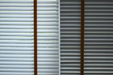 white window blinds in home, object for decorate interior of house