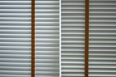 white window blinds in home, object for decorate interior of house