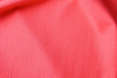 Kumaş kumaşın kırmızı dokusu, moda bezi tasarımı için soyut görüntü