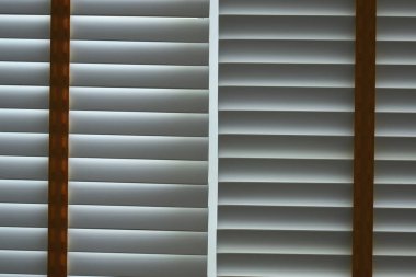white window blinds in home, object for decorate interior of house