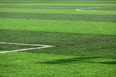 oyun alanı için yapay yeşil çimen arkaplanı