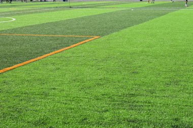 oyun alanı için yapay yeşil çimen arkaplanı