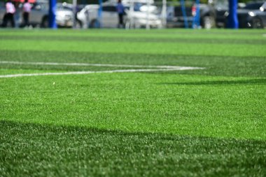 oyun alanı için yapay yeşil çimen arkaplanı