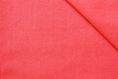 Kumaş kumaşın kırmızı dokusu, moda bezi tasarımı için soyut görüntü