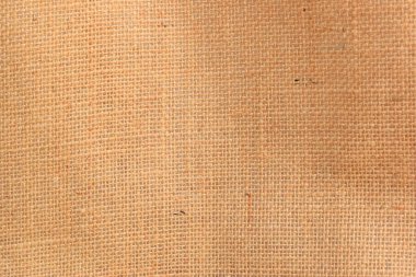 desing arkaplanı için kahverengi örülmüş çuval bezi dokusu