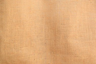 desing arkaplanı için kahverengi örülmüş çuval bezi dokusu