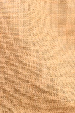 desing arkaplanı için kahverengi örülmüş çuval bezi dokusu