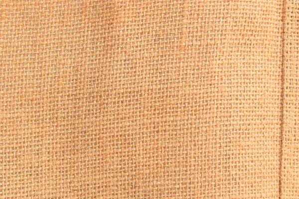 desing arkaplanı için kahverengi örülmüş çuval bezi dokusu