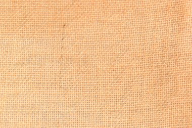 desing arkaplanı için kahverengi örülmüş çuval bezi dokusu