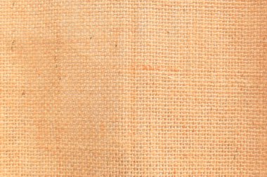 desing arkaplanı için kahverengi örülmüş çuval bezi dokusu