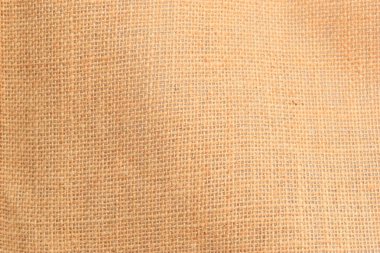 desing arkaplanı için kahverengi örülmüş çuval bezi dokusu