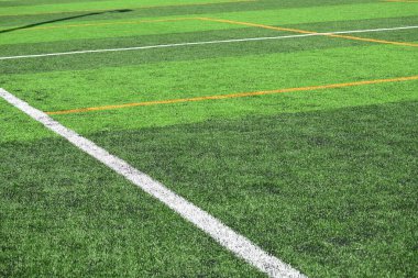 oyun alanı için yapay yeşil çimen arkaplanı