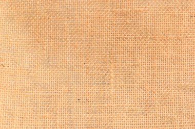 desing arkaplanı için kahverengi örülmüş çuval bezi dokusu