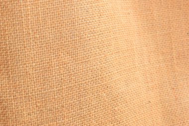 desing arkaplanı için kahverengi örülmüş çuval bezi dokusu