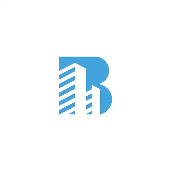 B棟のロゴアイコンベクトル — ストックベクタ
