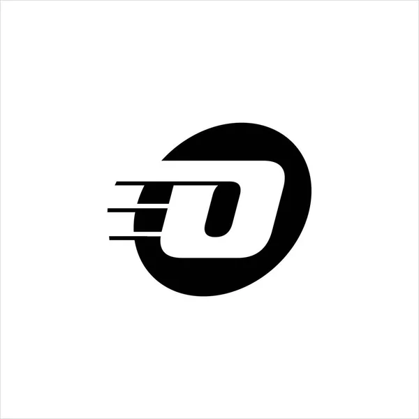 Ícone Logotipo Carta Para Negócios Empresa Design Simples Letras Preto —  Vetores de Stock