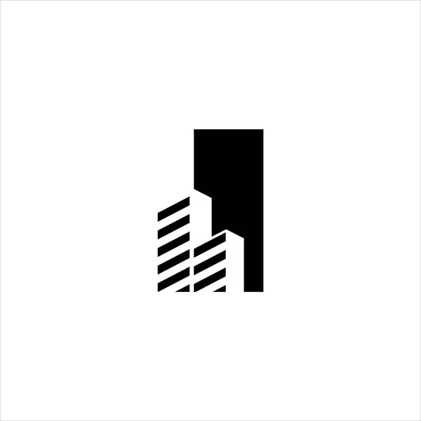 Počáteční Design Loga Budovy Vektorový Symbol Grafický — Stockový vektor