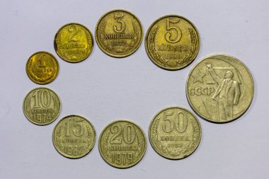 SSCB 'nin küçük bir madeni parasına yakın çekim