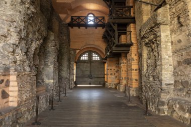 Altın Kapı. Ünlü tarihi ve kültürel anıt, Ukrayna 'nın Kyiv kentindeki popüler turizm merkezi..