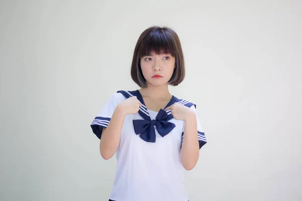 Japonec Dospívající Krásný Dívka Studenta — Stock fotografie