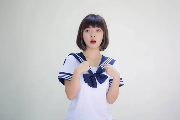 Gadis Cantik Remaja Jepang Kelas — Stok Foto