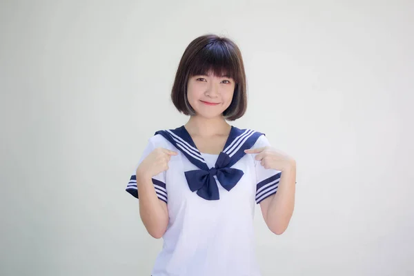 Japonec Dospívající Krásný Dívka Studenta — Stock fotografie