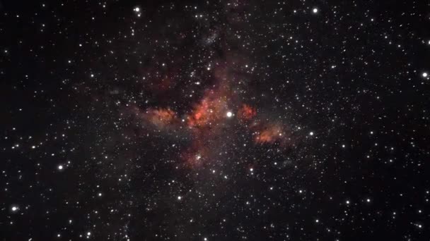 Nieskończoność Galaktyk Gwiazd Całym Wszechświecie Płynnie Pętla Powtarzalny Lot Animacji — Wideo stockowe