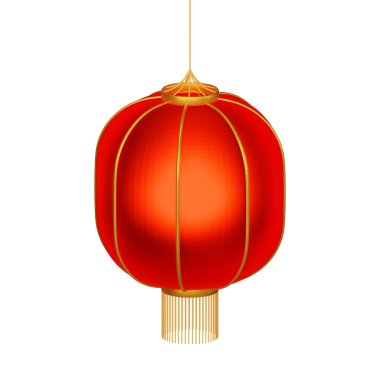 Isometric Chinatown Feneri 3D Render Element 02