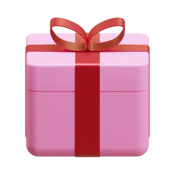 Valentine Gift Box Render Element — стокове фото