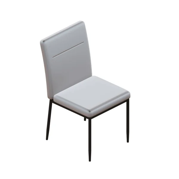 Standard Dining Chair Render Illustration — Stock Photo, Image