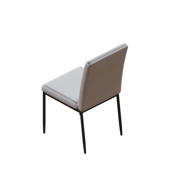 标准餐椅02 3D渲染设计元素 — 图库照片