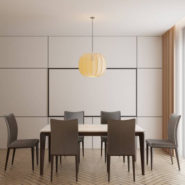 Yemek Odası 3D Resim 09