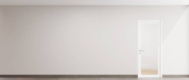 İç Kopyalama Arkaplanı Tek Çerçeveli Cam Kapı 3B Resim