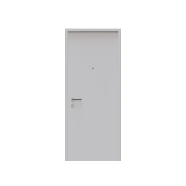シングルスイングウッドドア3Dレンダースイラスト素材02 — ストック写真